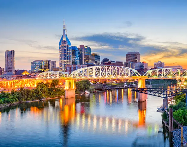 skyline of Nashville