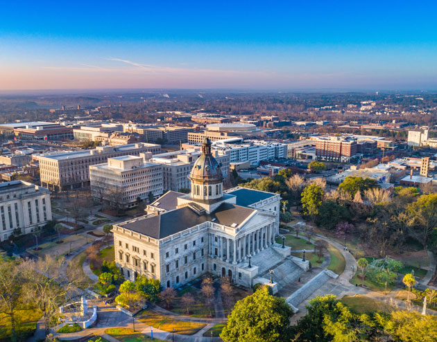 Columbia skyline view