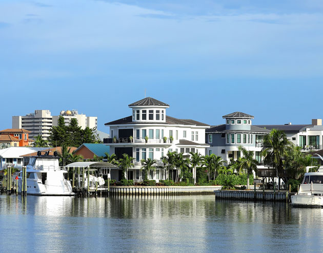 Fort Myers beach skyline