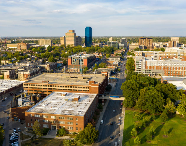 city view of Lexington