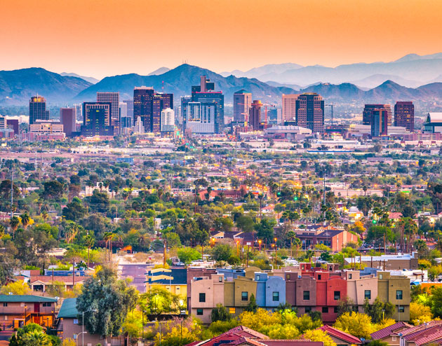 skyline of Phoenix