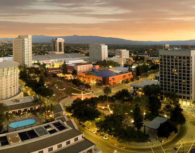 skyline of San jose California