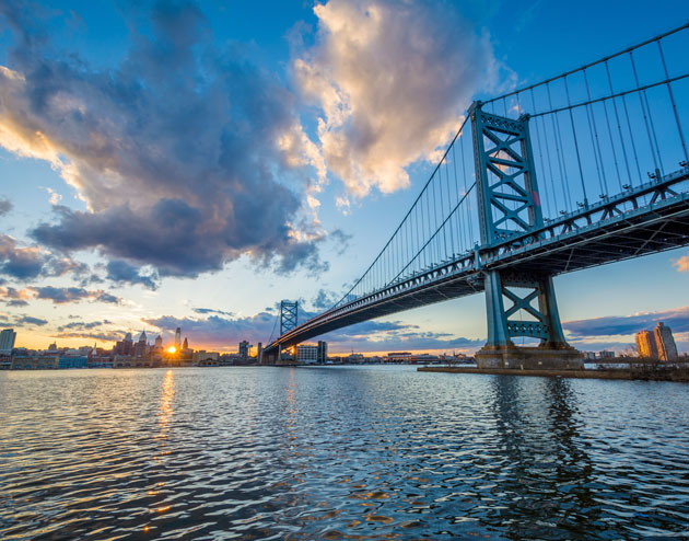 bridge in Delaware valley