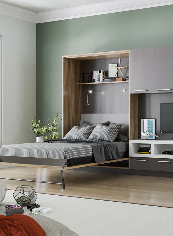 Tween wall bed bedroom