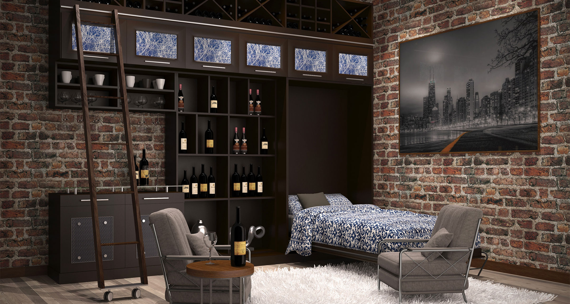 open wine room