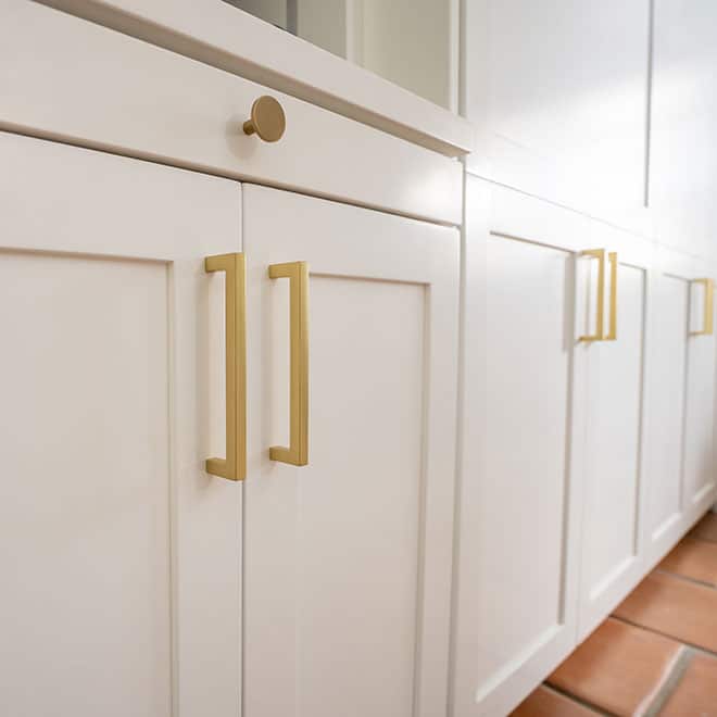 brass handles and knobs